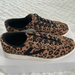 NEW Tretorn leopard sneakers, purchased from Anthropologie, sold out style.